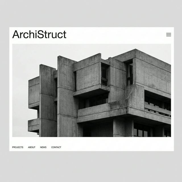 ArchiStruct Architecture Portfolio Website