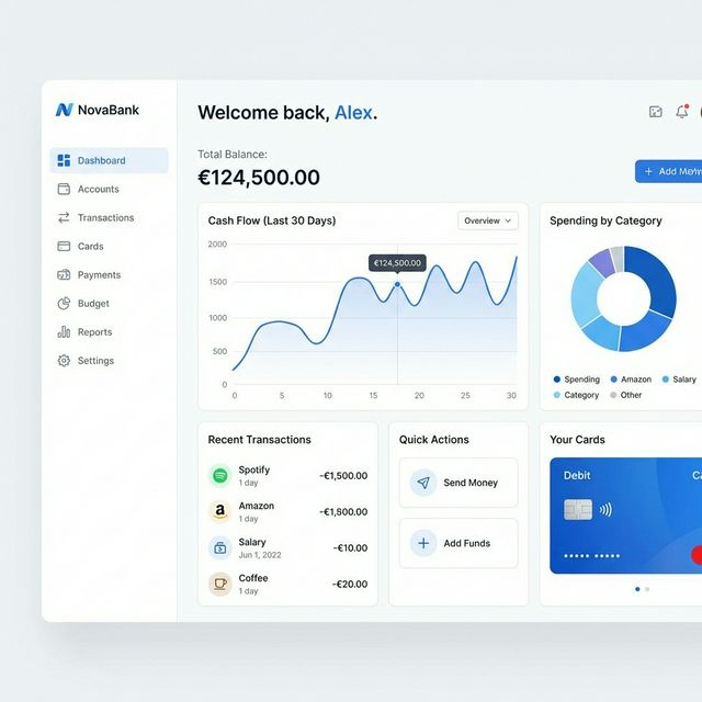 NovaBank Fintech Dashboard
